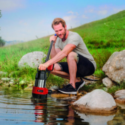 Pompe d’évacuation pour eau chargée – GC-DP 9040 N – 900 W – 22 000 L/h – particules 40 mm - EINHELL 