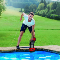 Pompe d’évacuation pour eau chargée – GC-DP 9040 N – 900 W – 22 000 L/h – particules 40 mm - EINHELL 