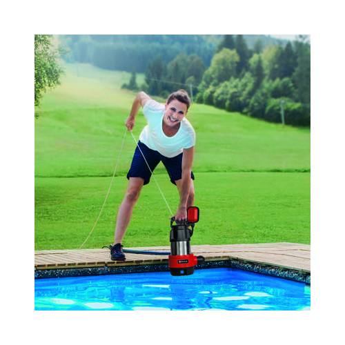 Pompe d’évacuation pour eau chargée – GC-DP 9040 N – 900 W – 22 000 L/h – particules 40 mm - EINHELL 