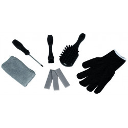 Kit de nettoyage pour robot-tondeuse – EINHELL – accessoires d’entretien – brosses + spatule + chiffon microfibre + tournevis +  de marque EINHELL , référence: J7279900