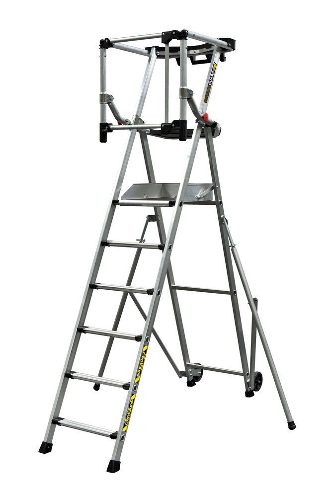Plate-forme individuelle roulante 6 marches à hauteur fixe - sans stabilisateur - MASTERGUARD