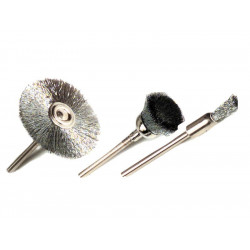 Lot De 3 Minies Brosse Perceuse Pour Multimatière, Diam.5/10/28 Mm de marque TIVOLY, référence: B7306200