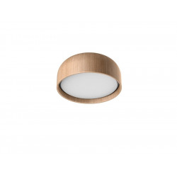 Plafonnier, Scandinave Plastique Bois E27 Lumiplus Okio D.36 Cm - Centrale Brico