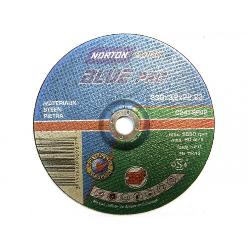 Disque Métal Pour Matériaux De Construction, Diam.230 Mm - NORTON