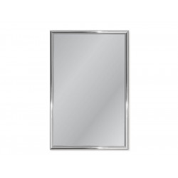 Miroir Non Lumineux Encadré Rectangulaire L.40 X L.60 Cm Arica Alu - Centrale Brico