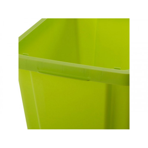 Boîte Polypropylène verte - L.39 X P.29 X H.20 Cm, 16 L - Centrale Brico