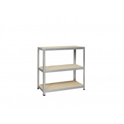 Etagère Métal Strong Table Galvanisé, 3 Tablettes L.45 X H.88 X P.40 Cm - AVASCO