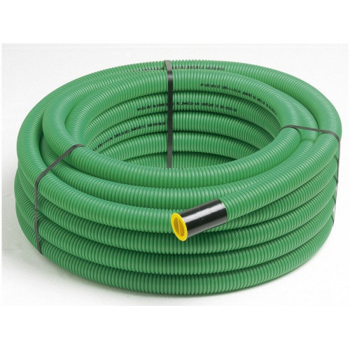 Gaine Pour Réseaux Enterrés Janoflex Vert, Diam.40 Mm, L.25 M - JANOFLEX