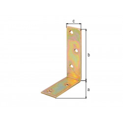 Equerre 75X100X30X5mm X6 de marque GAH ALBERTS, référence: B7339300