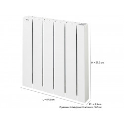 Radiateur électrique connecté à inertie fluide 1000 W Alcantara - ACOVA