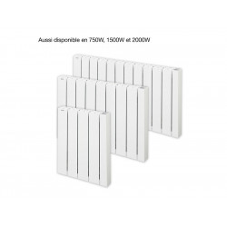 Radiateur électrique connecté à inertie fluide 1000 W Alcantara - ACOVA