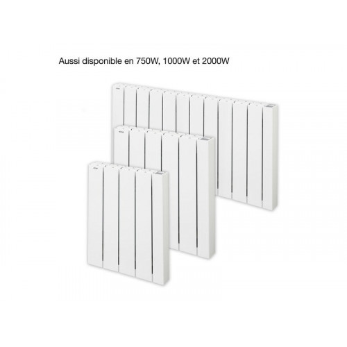 Radiateur électrique connecté à inertie fluide 1500 W Alcantara - ACOVA