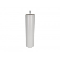 Pied Lit / Sommier Cylindrique 68x250mm - Hêtre Laqué Blanc - Cime