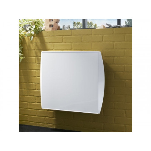 Radiateur électrique à inertie sèche 1000 W HJM Aria horizontal blanc - HJM