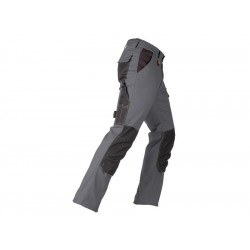 Pantalon De Travail Multipoche Tenere Pro Gris / Noir Taille 4Xl - KAPRIOL