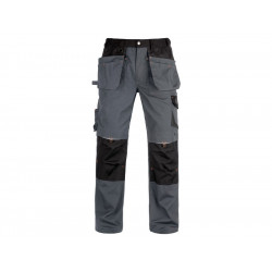 Pantalon De Travail Multipoche Vittoria Pro Gris / Noir Taille M de marque KAPRIOL, référence: B7353200