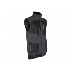 Gilet Sans Manche Ali Gris/Noir Taille L de marque NORTH WAYS, référence: B7364700