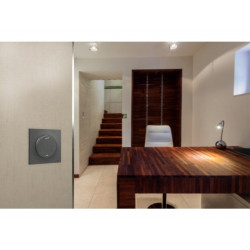 Plaque Double Odace Styl, Anthracite - SCHNEIDER ELECTRIC