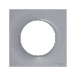 Plaque Simple Odace Styl, Aluminium de marque SCHNEIDER ELECTRIC, référence: B7367900
