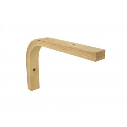 Equerre Multiplis Bois Brut, H.10 X P.15 Cm de marque Cime, référence: B7387400