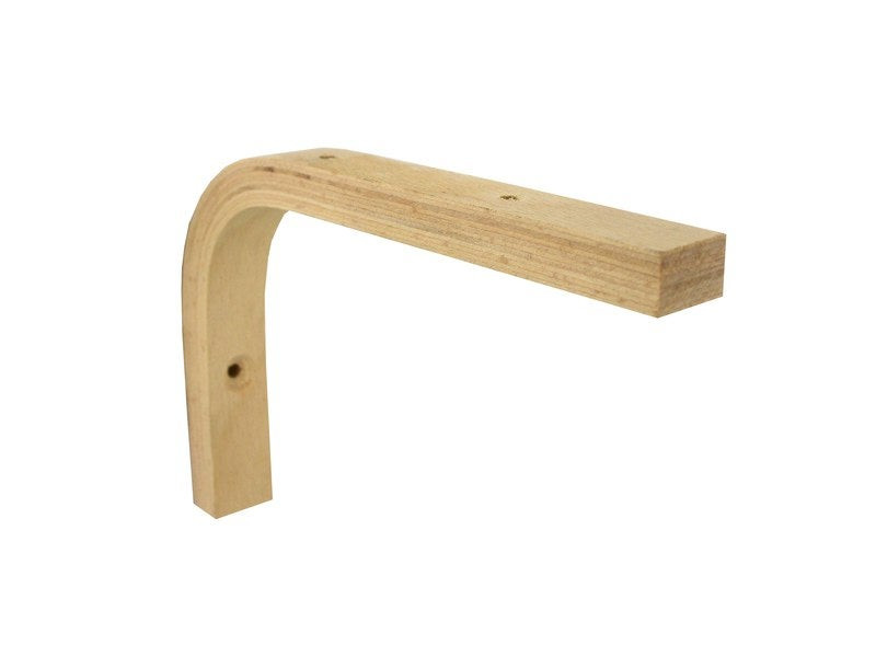 Console équerre multiplis bois lamellé collé à visser H.100xL.150mm.