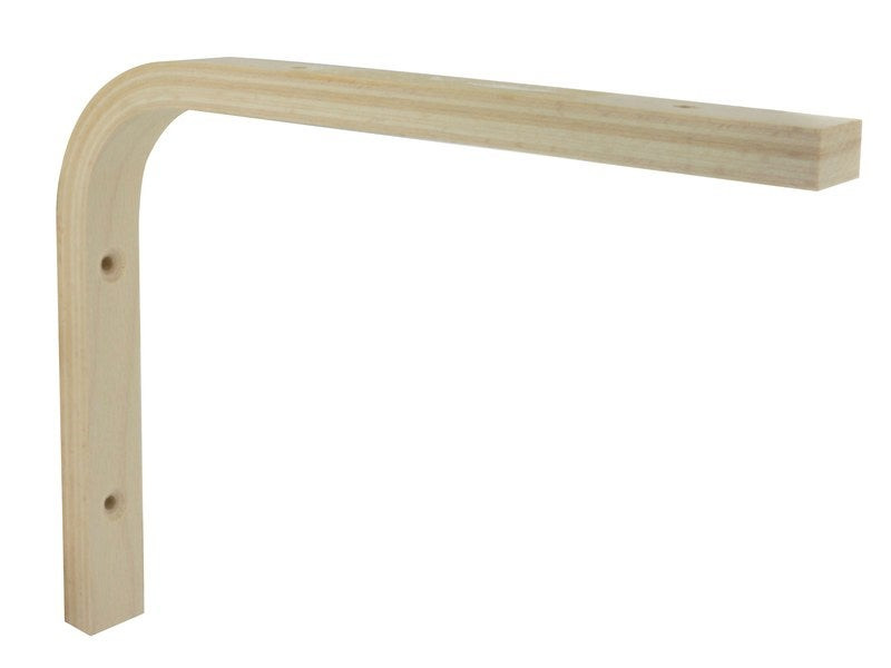 Console équerre multiplis bois lamellé collé à visser H.150xL.200mm.