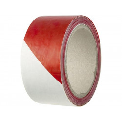 Ruban 100 M En Plastique rouge/blanc de marque Novap, référence: B7392100