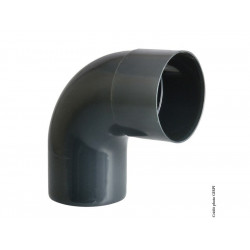 Coude 87.3° à coller pvc ardoise GIRPI, Dév.16 cm Diam.50 mm de marque GIRPI, référence: B7398000