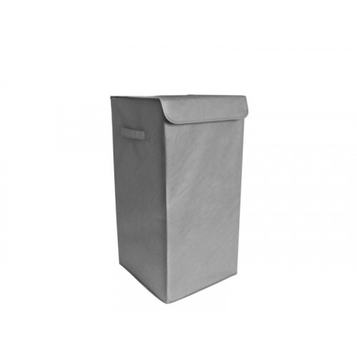 Panier à linge  pliable, granit n°3, 30 x 55 x 30 cm - Centrale Brico