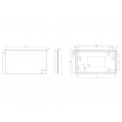 Miroir Lumineux Avec Éclairage Intégré, L.120 X H.70 Cm Renzo - Centrale Brico