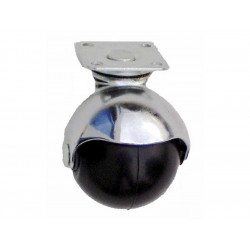 Roulette Pivotante À Platine, Diam.40 Mm - GUITEL POINT M