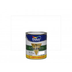 Peinture laque boiserie Valénite blanc satiné 2.4 l - DULUX VALENTINE