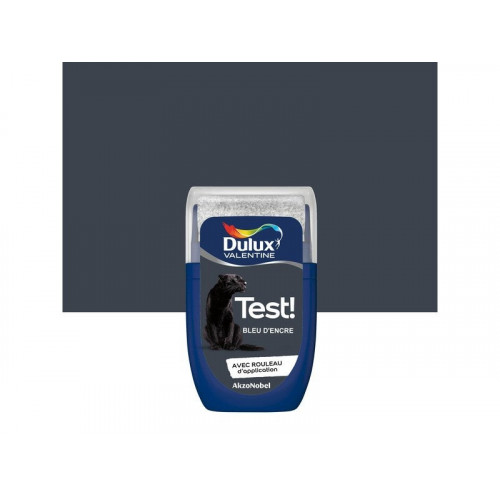 Testeur peinture bleu d’encre mat Crème de couleur 30 ml - DULUX VALENTINE