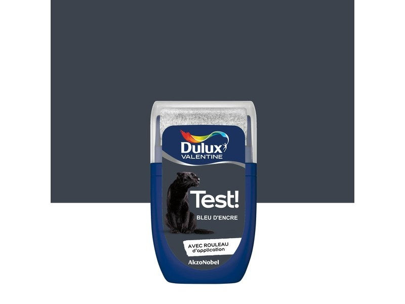 Testeur peinture bleu d’encre mat Crème de couleur 30 ml