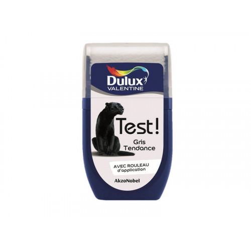 Testeur peinture gris tendance satiné Crème de couleur 30 ml - DULUX VALENTINE