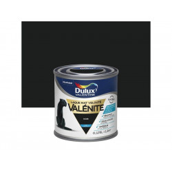 Peinture laque boiserie Valénite noir mat 0.125 l - DULUX VALENTINE