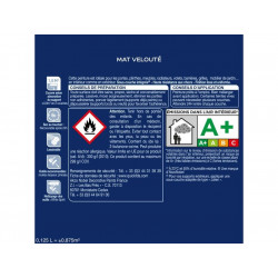 Peinture laque boiserie Valénite noir mat 0.125 l - DULUX VALENTINE