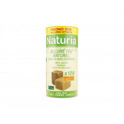 Boite de 120 allumes cheminée - NATURIA