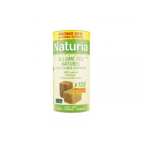 Boite de 120 allumes cheminée - NATURIA