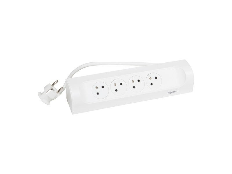 LEGRAND Multiprise FB 4x2P+T corner angle 1m 1.5mm² - vue 3