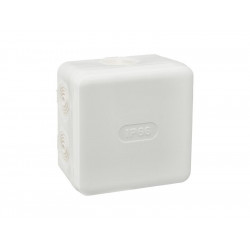 Boîte de dérivation étanche - 85x85xp50 blanc - IP66 de marque DEBFLEX, référence: B7412500