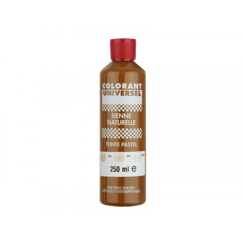 Colorant Universel 250 Ml Sienne Naturelle - Centrale Brico