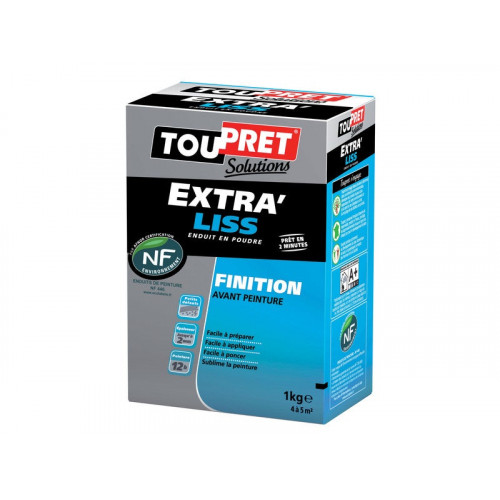 enduit extra'liss 1.5 kg - toupret