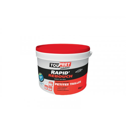 Toupret Enduit De Rebouchage 4 Kg En Pâte, Pour Mur / Plafond Inté