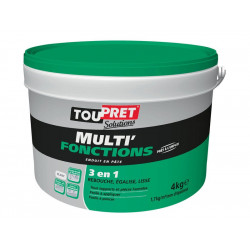 Enduit Multifonction Multi Fonctions 4 Kg En Pâte, Pour Mur/Plafond In de marque Toupret, référence: B7422200