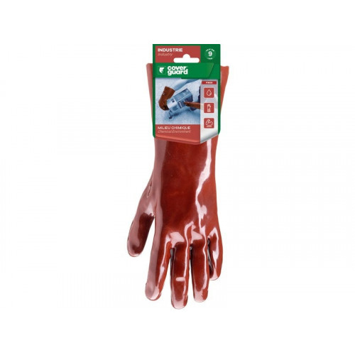 Gants de protection chimique / phytosanitaire en PVC P3636, taille 10 - Centrale Brico