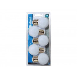 Lot de 5 ampoules led opaque E27 50 Lm ~ 7 W - TIBELEC