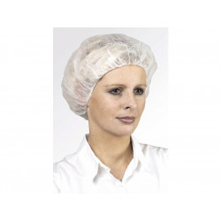 Lot de 5 charlottes blanches de protection P45610-5 de marque Centrale Brico, référence: B7430500
