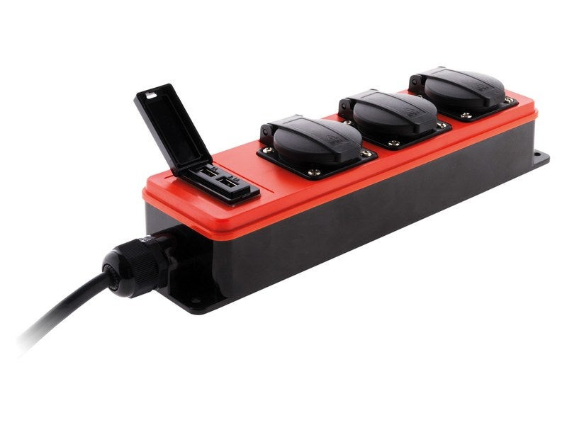 Zenitech Multiprise étanche 3 prises - vue 3
