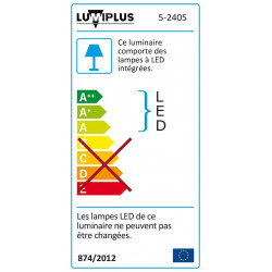 Plafonnier, Essentiel Plastique Blanc 1 Lumière(S) D.25 Cm - Centrale Brico